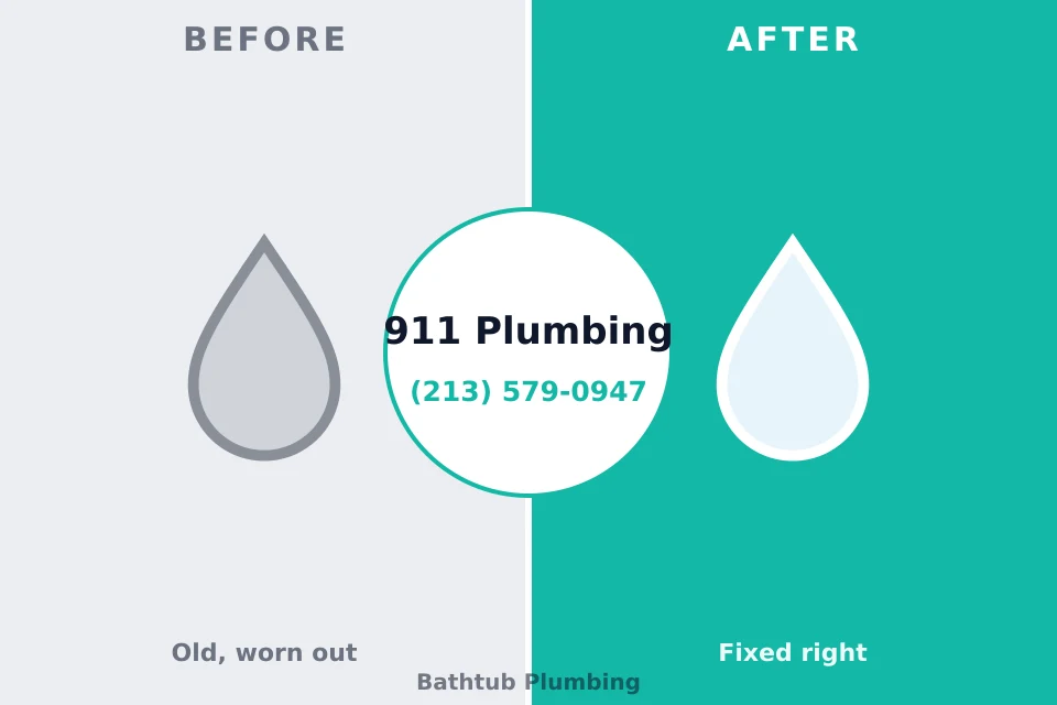 Before and after: plumbing repair Winchester, KY